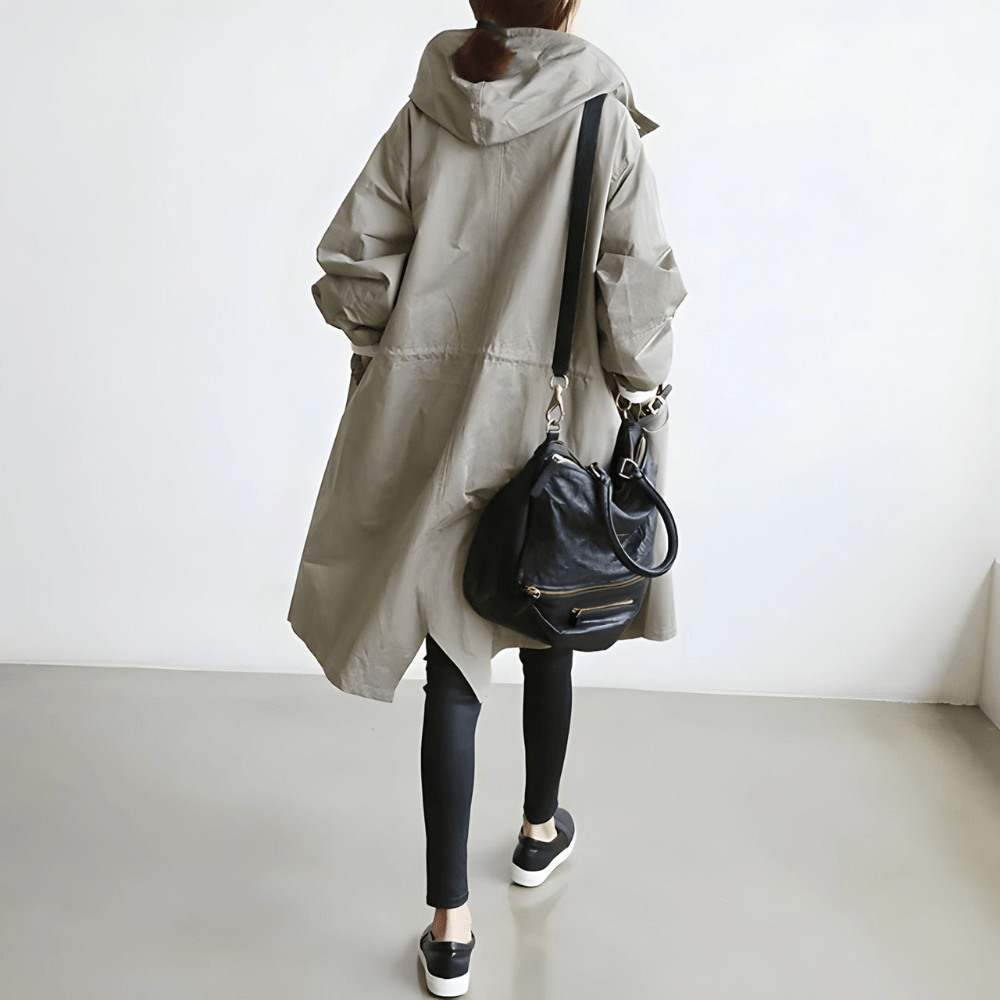 Sofia™ | Oversized Hooded Coat with Buttons
