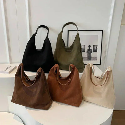 Alette | Stylish Suede Tote Bag