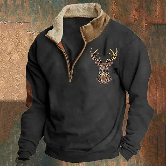 Arvid™ – Sweater with Deer Detail