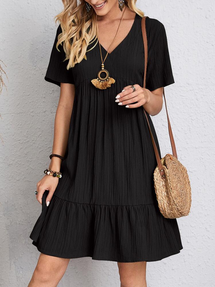 Spring Dress with Belly Coverage