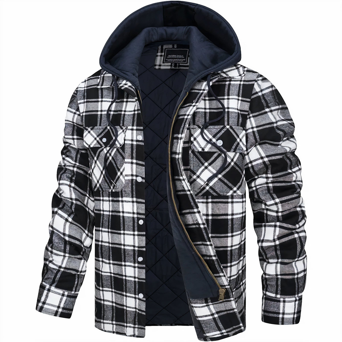 Karl™ | Checked Jacket with Zipper