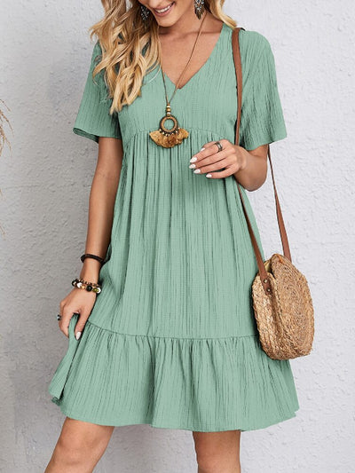 Spring Dress with Belly Coverage