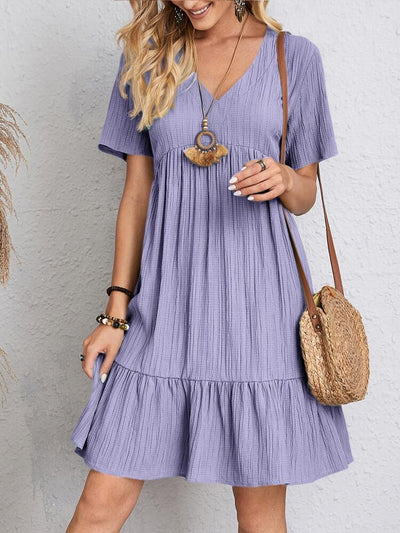 Spring Dress with Belly Coverage
