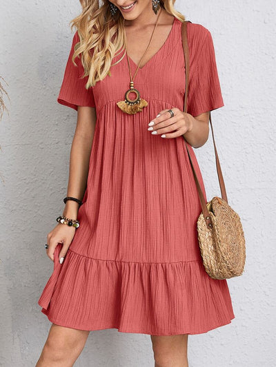 Spring Dress with Belly Coverage
